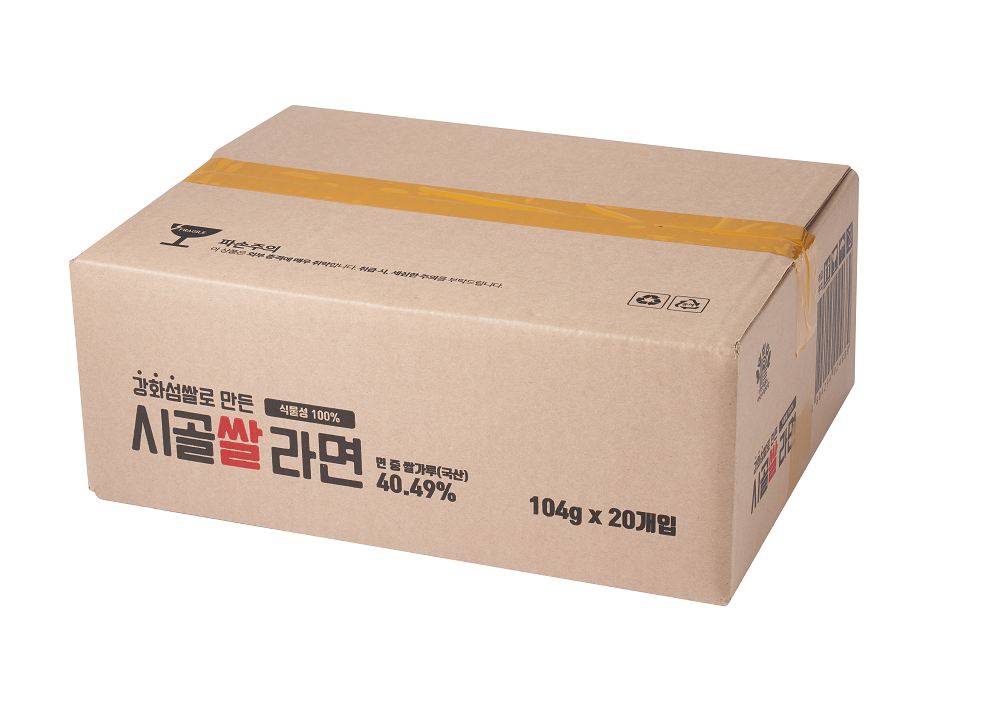 시골쌀라면 20개입 박스